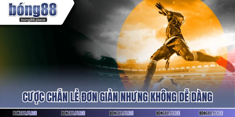 Cược chẵn lẻ đơn giản nhưng không dễ dàng