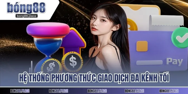 Hệ thống phương thức giao dịch đa kênh tối ưu tốc độ rút tiền