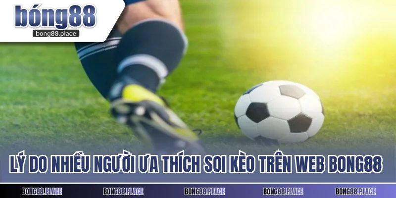 Lý do nhiều người ưa thích soi kèo trên web Bong88    