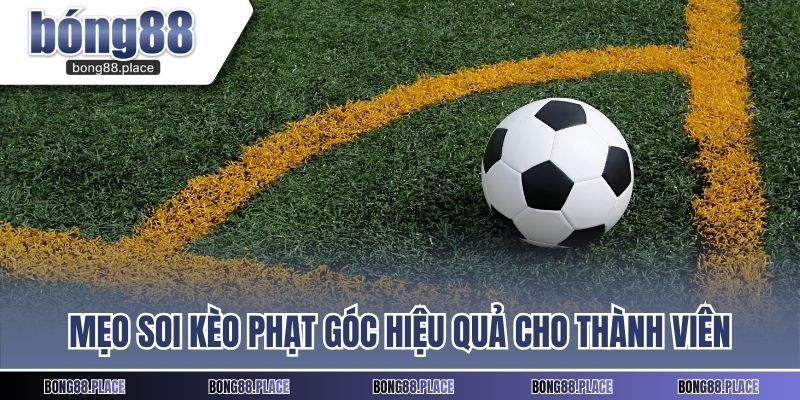 Mẹo soi kèo phạt góc hiệu quả cho thành viên
